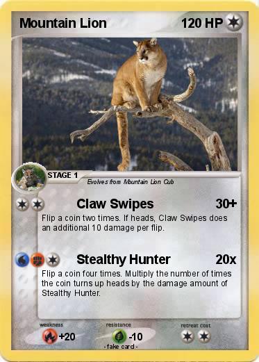 Pokemon Mountain Lion
