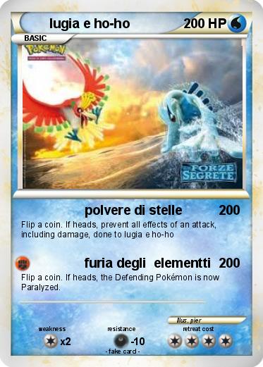 Pokemon lugia e ho-ho