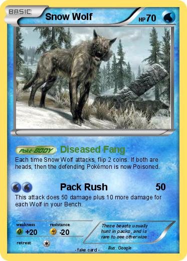Pokemon Snow Wolf