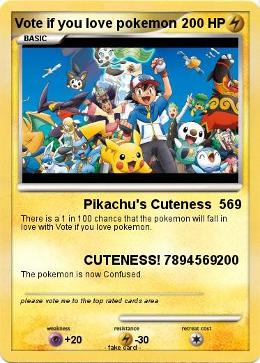 Pokemon Vote if you love pokemon