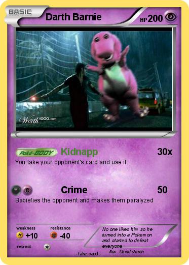 Pokemon Darth Barnie