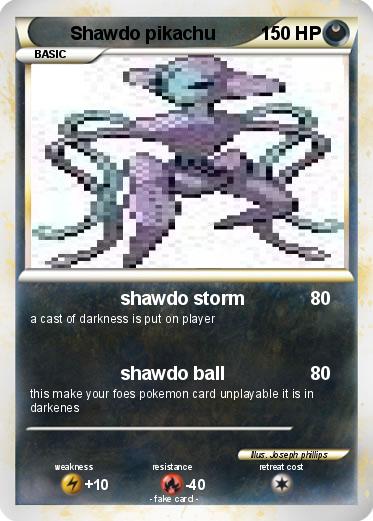 Pokemon Shawdo pikachu