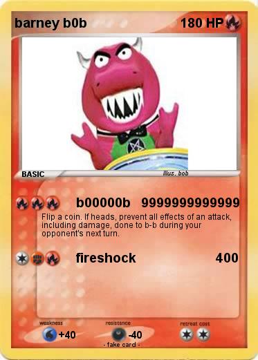 Pokemon barney b0b