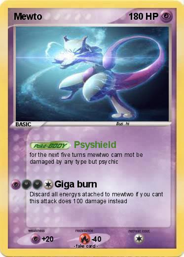 Pokemon Mewto