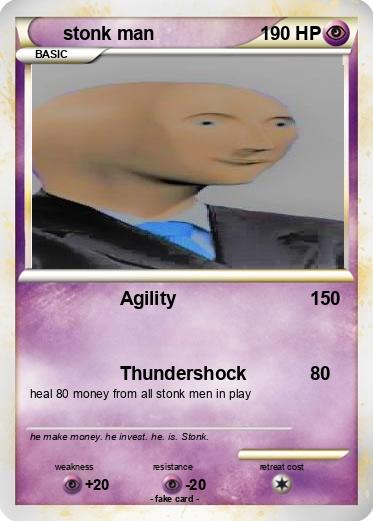 Pokemon stonk man
