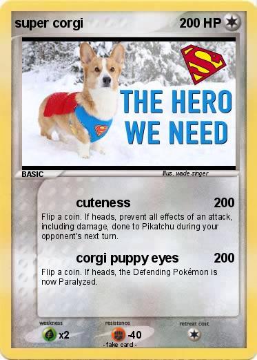 Pokemon super corgi