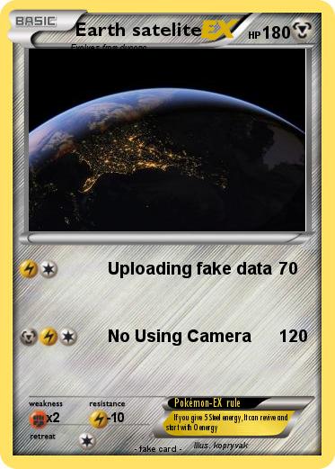 Pokemon Earth satelite