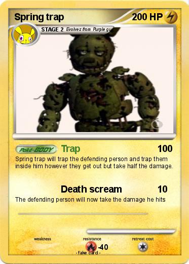 Pokemon Spring trap Pokemon Spring trap