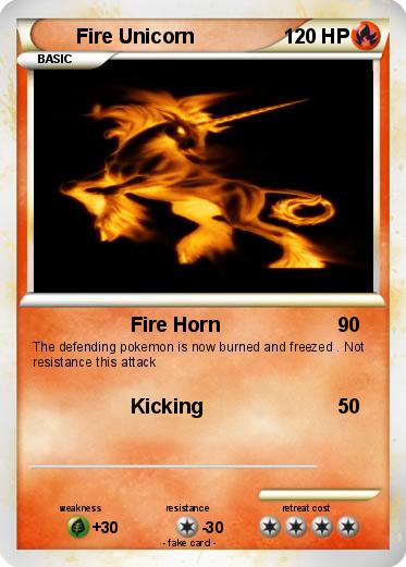 Pokemon Fire Unicorn