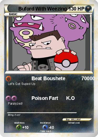 Pokemon Buford With Weezing