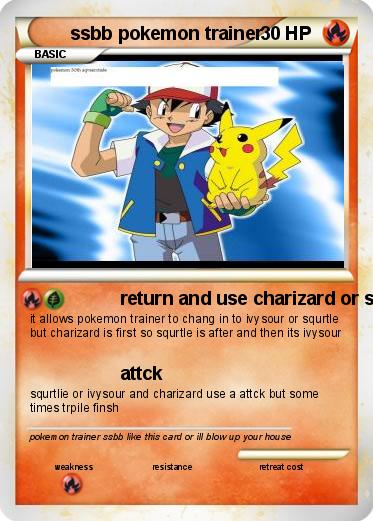 Pokemon ssbb pokemon trainer