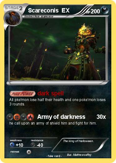 Pokemon Scareconis  EX