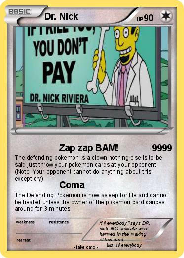 Pokemon Dr. Nick