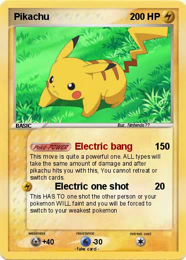 Pokemon Pikachu
