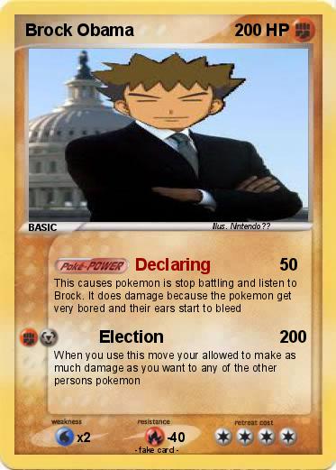 Pokemon Brock Obama