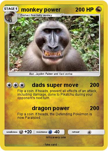 Pokemon monkey power