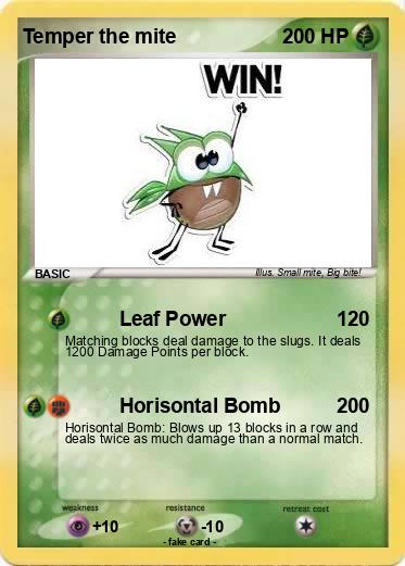 Pokemon Temper the mite