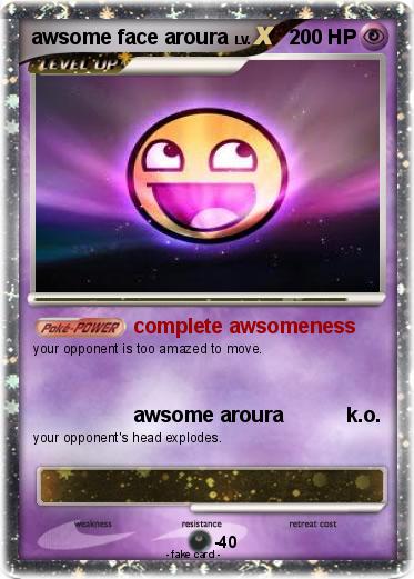Pokemon awsome face aroura