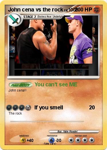 Pokemon John cena vs the rock