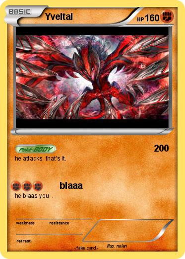 Pokemon Yveltal