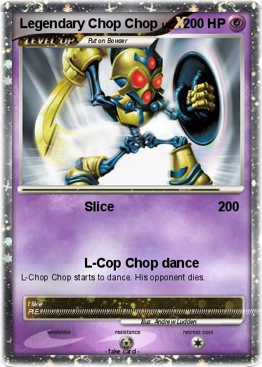 Pokemon Legendary Chop Chop
