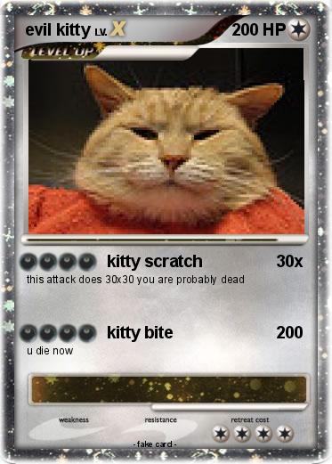 Pokemon evil kitty