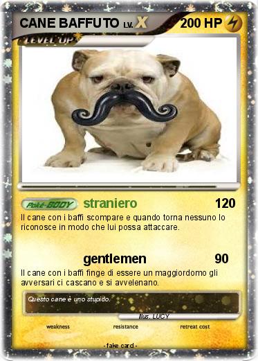 Pokemon CANE BAFFUTO