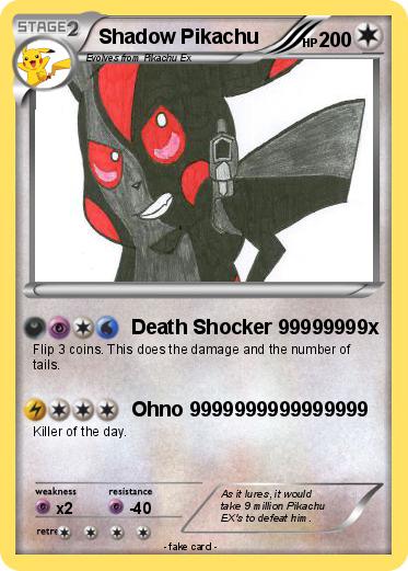 Pokemon Shadow Pikachu