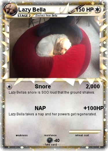 Pokemon Lazy Bella