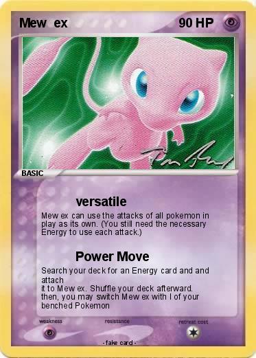 Pokemon Mew  ex