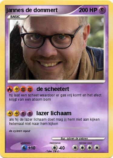 Pokemon jannes de dommert