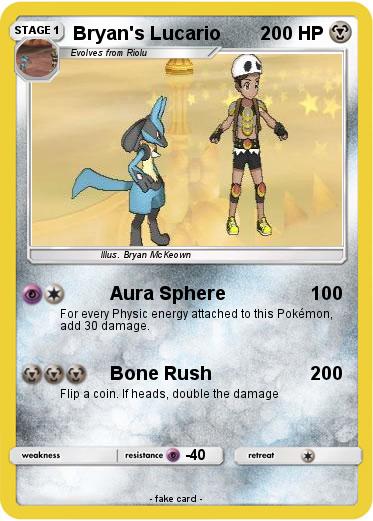 Pokemon Bryan's Lucario
