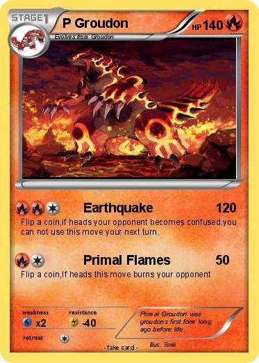 Pokemon P Groudon