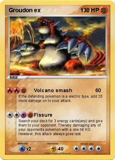 Pokemon Groudon ex