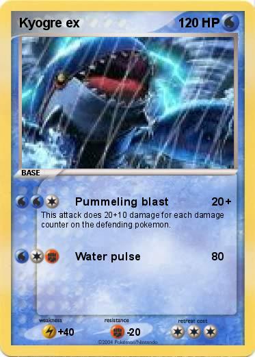 Pokemon Kyogre ex