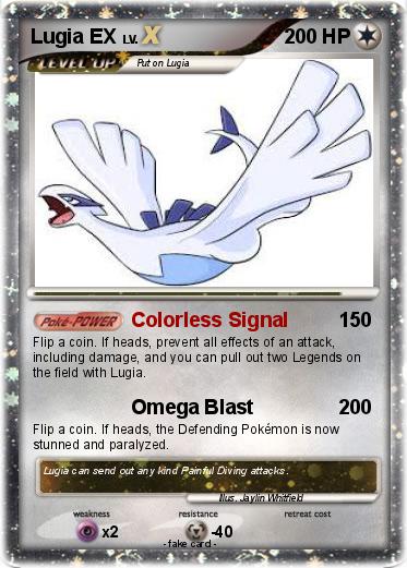 Pokemon Lugia EX