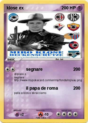 Pokemon klose ex