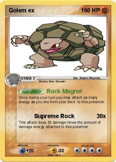 Pokemon Golem ex