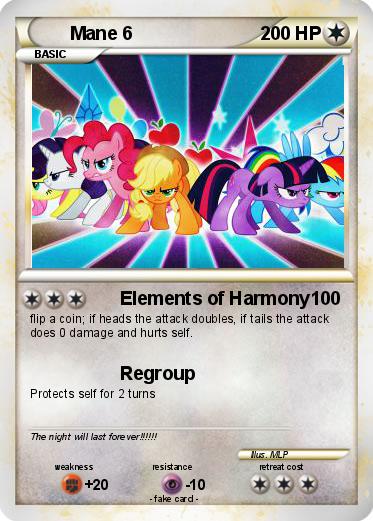 Pokemon Mane 6