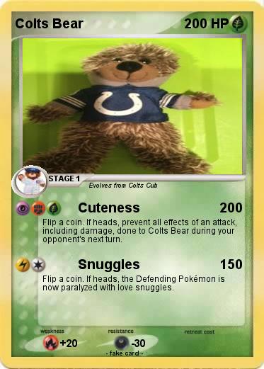 Pokemon Colts Bear