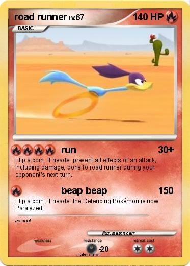 Pokemon road runner