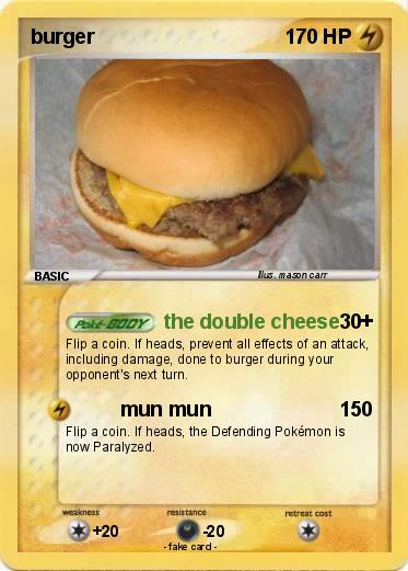 Pokemon burger