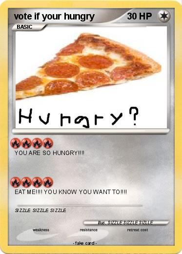 Pokemon vote if your hungry