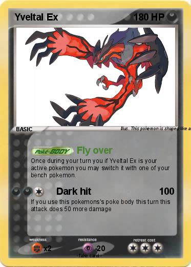 Pokemon Yveltal Ex