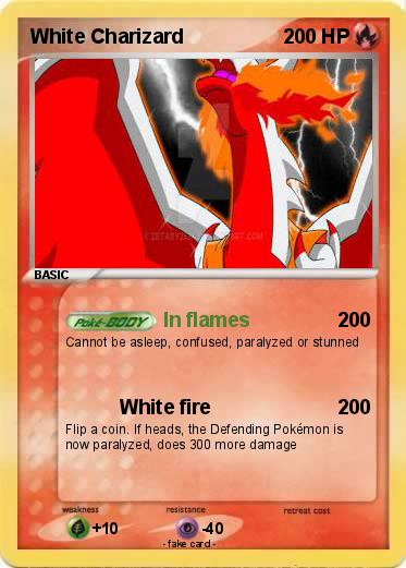 Pokemon White Charizard