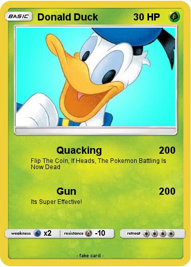 Pokemon Donald Duck