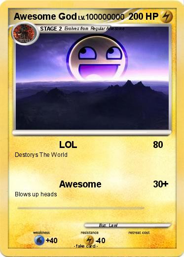 Pokemon Awesome God