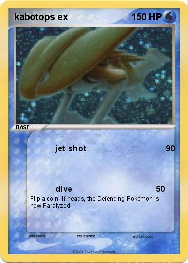 Pokemon kabotops ex
