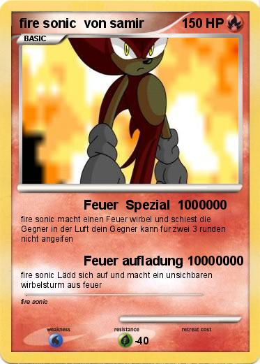 Pokemon fire sonic  von samir