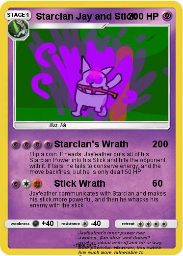 Pokemon Starclan Jay and Stick